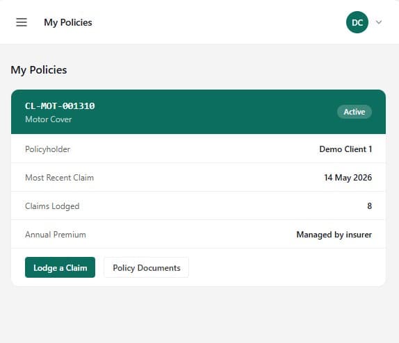 Policy visibility overview